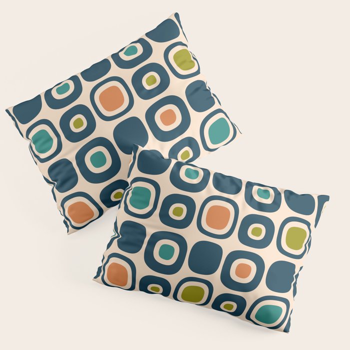 Mid Century Modern Scandinavian Abstract 322 Pillow Sham Gallery Image 1