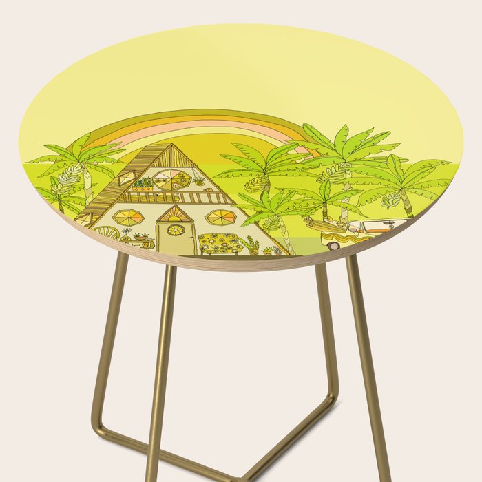 a frame simple living // banana pancakes // retro surf art by surfy birdy Side Table Gallery Image 2