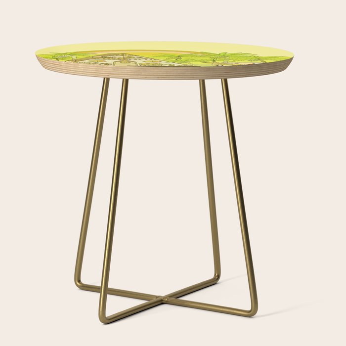 a frame simple living // banana pancakes // retro surf art by surfy birdy Side Table Gallery Image 1