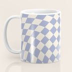 Sky Blue Checker Coffee Mug Gallery Image 3