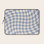 Sky Blue Checker Laptop Sleeve Gallery Image 1
