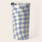 Sky Blue Checker Travel Mug Gallery Image 3