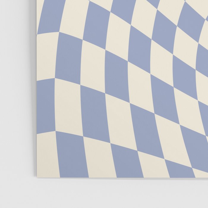 Sky Blue Checker Poster Gallery Image 3