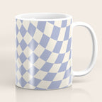 Sky Blue Checker Coffee Mug Gallery Image 1
