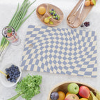 Sky Blue Checker Cutting Board Gallery Image 2