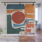 Modern Abstract Minimal Shapes 200 Wall Mural Gallery Image 1