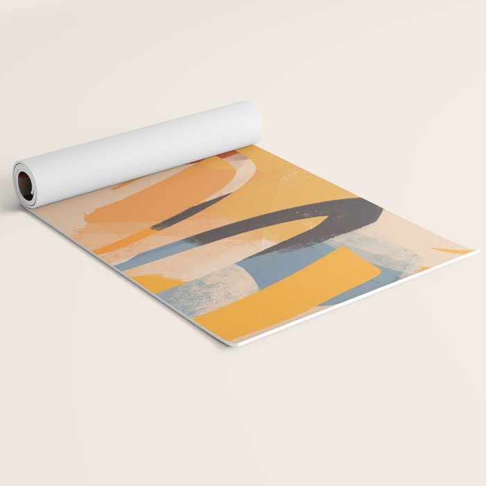 Modern Abstract Art 104 Yoga Mat Gallery Image 2