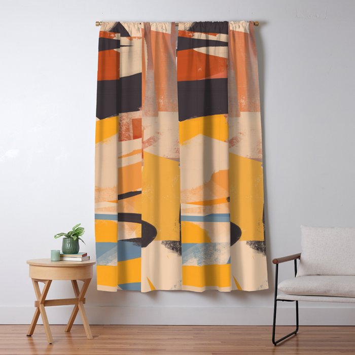 Modern Abstract Art 104 Window Curtain Gallery Image 5