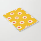 Yellow, Pink and Cream Daisy Flower Notebook Gallery Image 3