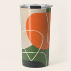 Minimal Colorful Abstract Shapes 10 Travel Mug Gallery Image 1