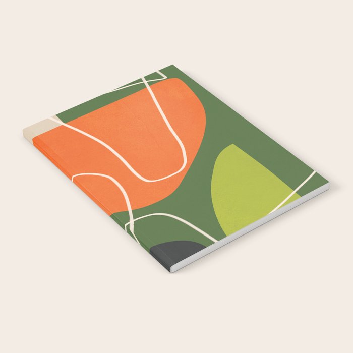 Minimal Colorful Abstract Shapes 10 Notebook Gallery Image 2