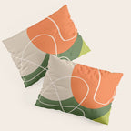 Minimal Colorful Abstract Shapes 10 Pillow Sham Gallery Image 3