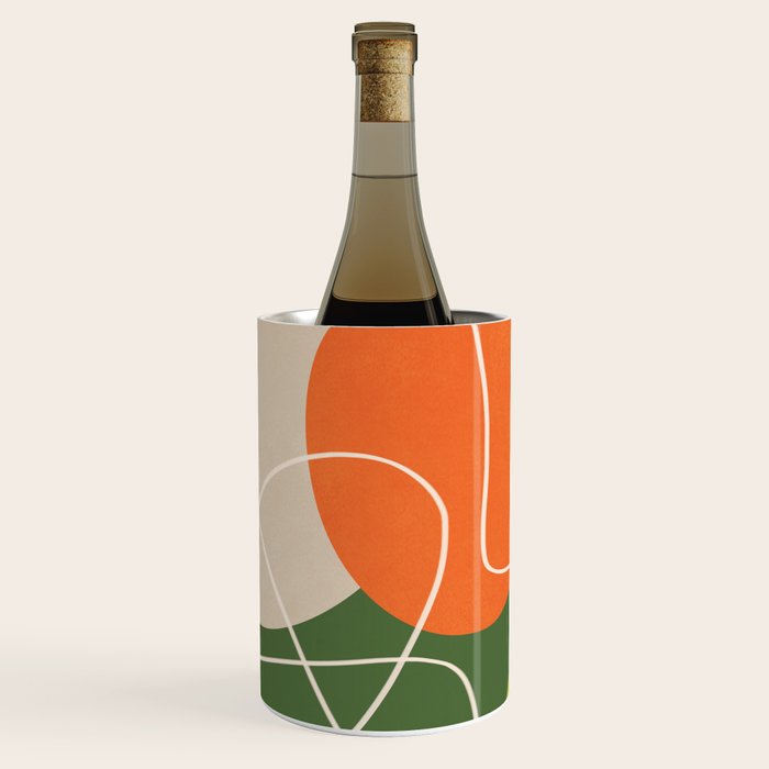 Minimal Colorful Abstract Shapes 10 Wine Chiller Gallery Image 1