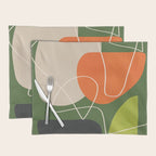 Minimal Colorful Abstract Shapes 10 Placemat Gallery Image 1