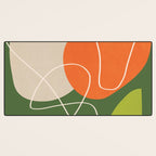 Minimal Colorful Abstract Shapes 10 Desk Mat Gallery Image 3