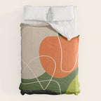 Minimal Colorful Abstract Shapes 10 Comforter Gallery Image 6
