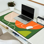 Minimal Colorful Abstract Shapes 10 Desk Mat Gallery Image 2