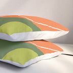 Minimal Colorful Abstract Shapes 10 Pillow Sham Gallery Image 3