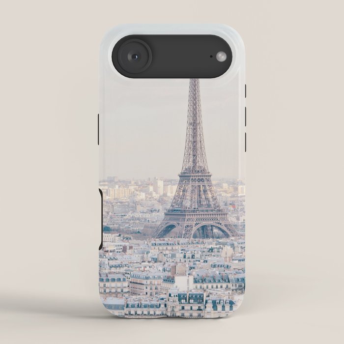 Paris Skyline, Eiffel Tower View, Travel Photography iPhone Case Gallery Image 2