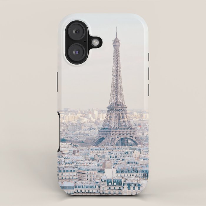 Paris Skyline, Eiffel Tower View, Travel Photography iPhone Case Gallery Image 1