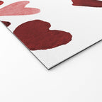 Valentine's Day Watercolor Hearts - red Welcome Mat Gallery Image 2
