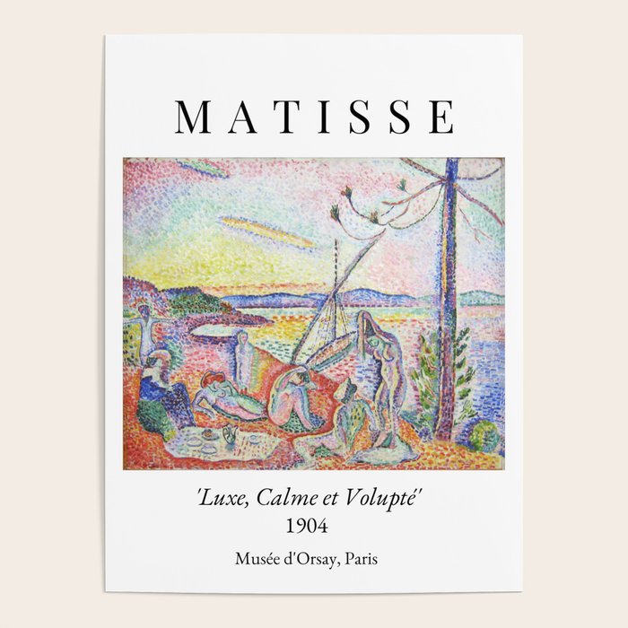 Henri Matisse 'Luxe, Calme et Volupte' Landscape Art Exhibition Poster Gallery Image 4