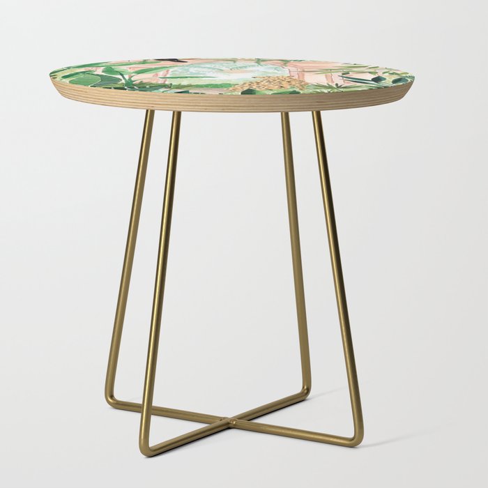 Jungle Cheetah and Toucan Side Table Gallery Image 1