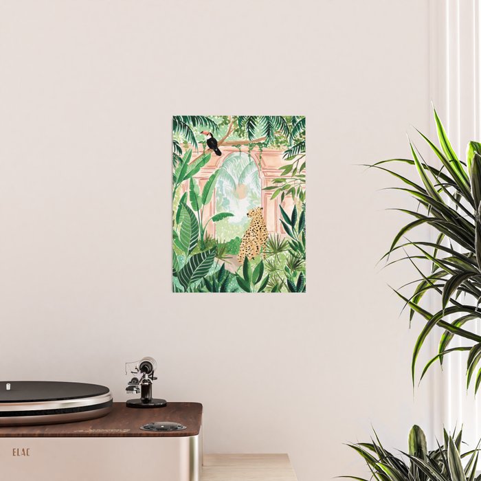 Jungle Cheetah and Toucan Poster Gallery Image 2