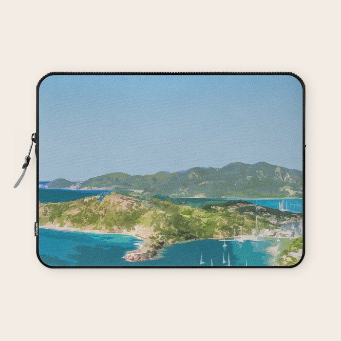 Visit Antigua Laptop Sleeve Gallery Image 1