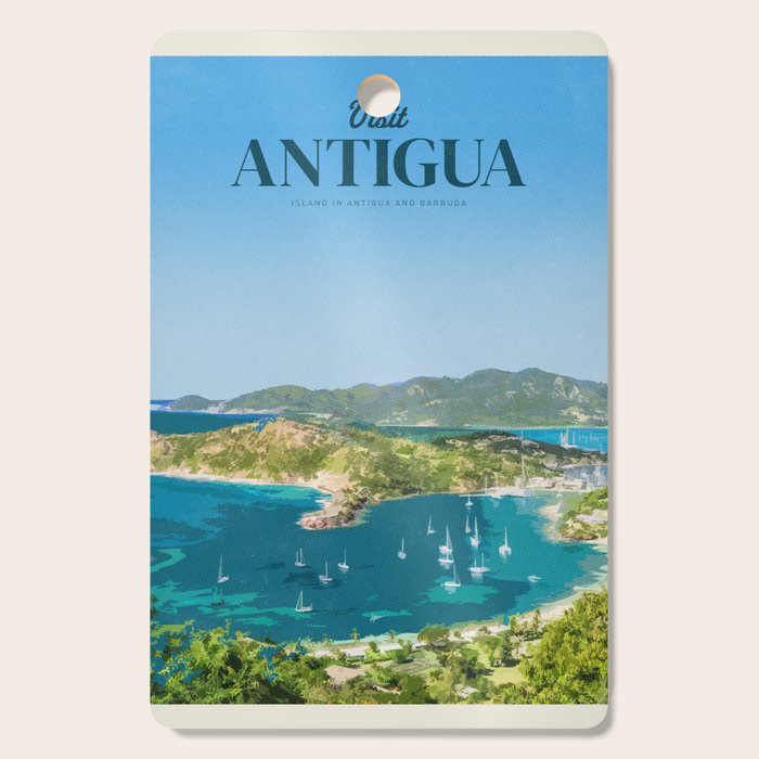 Visit Antigua Cutting Board Gallery Image 1