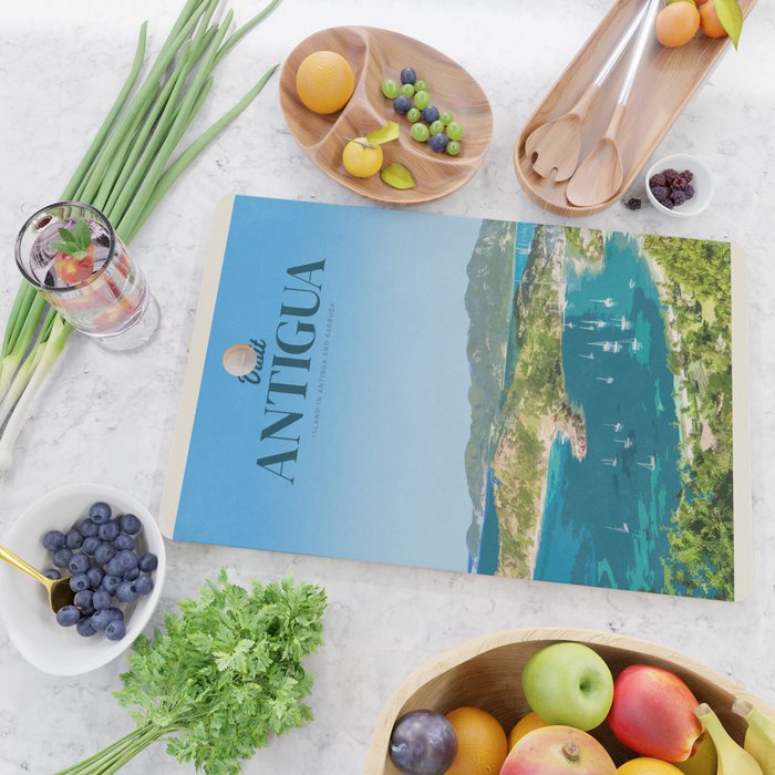 Visit Antigua Cutting Board Gallery Image 2
