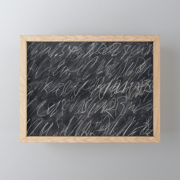 Twombly Blackboard Mini Art Print Gallery Image 1