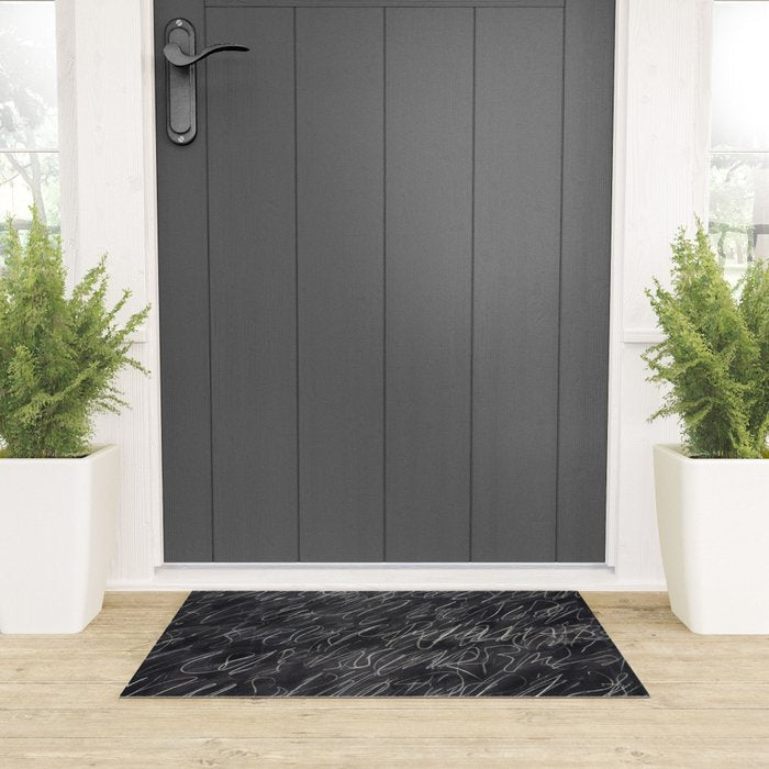 Twombly Blackboard Welcome Mat Gallery Image 3