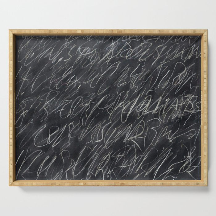 Twombly Blackboard Serving Tray Gallery Image 1