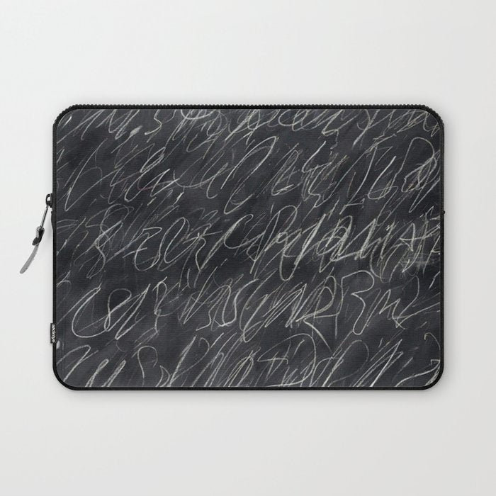 Twombly Blackboard Laptop Sleeve Gallery Image 1