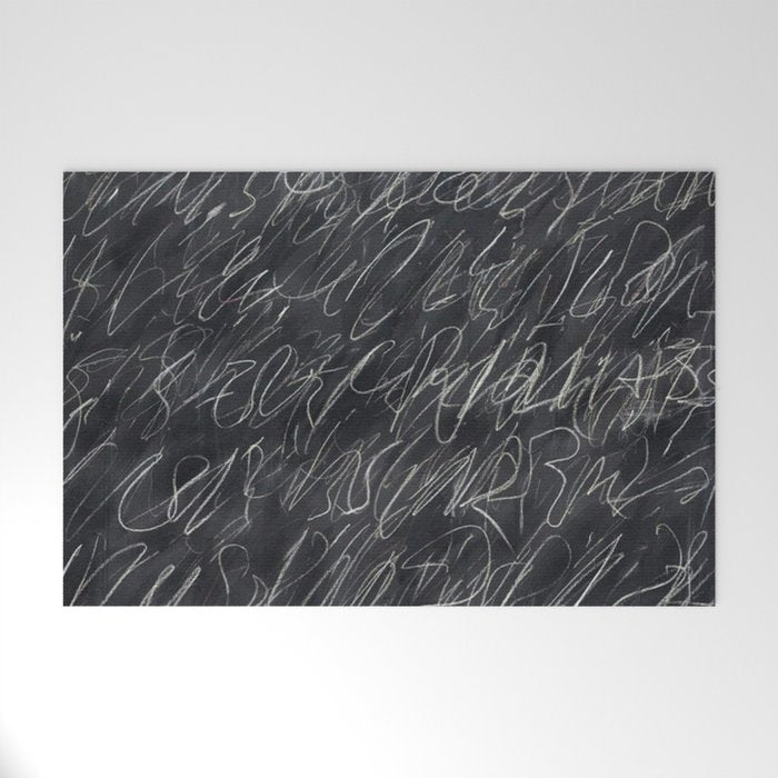 Twombly Blackboard Welcome Mat Gallery Image 1