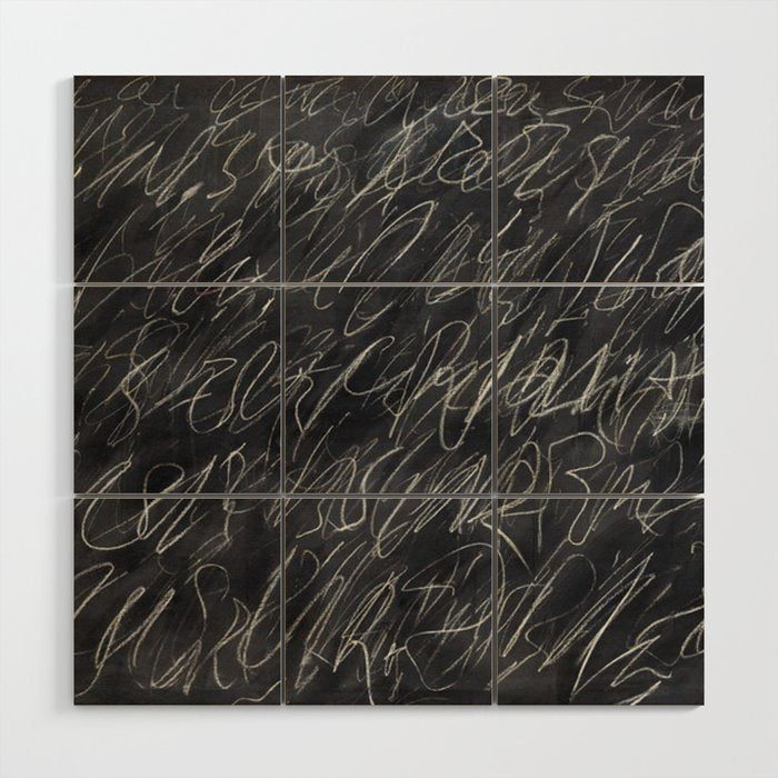 Twombly Blackboard Wood Wall Art Gallery Image 1