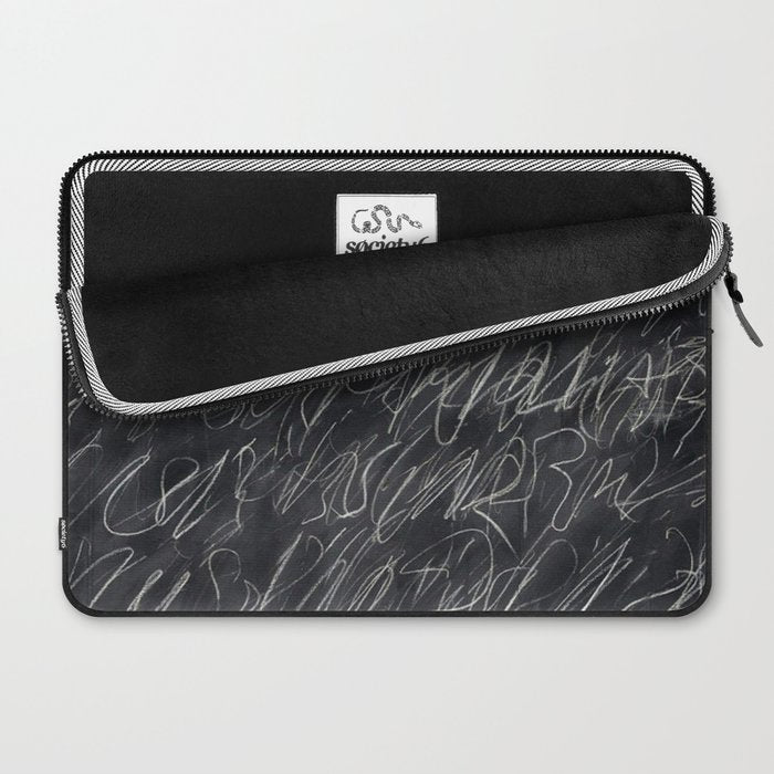 Twombly Blackboard Laptop Sleeve Gallery Image 2