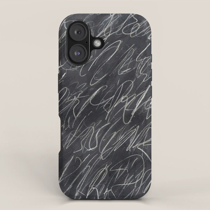 Twombly Blackboard iPhone Case Gallery Image 1