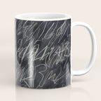 Twombly Blackboard Coffee Mug Gallery Image 1