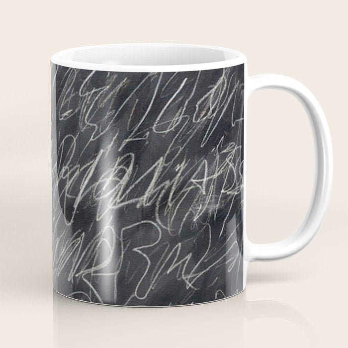Twombly Blackboard Coffee Mug Gallery Image 1