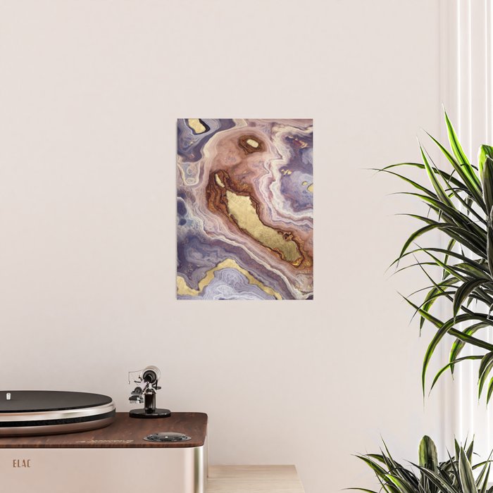 Mauve Agate Poster Gallery Image 2