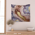 Mauve Agate Wall Tapestry Gallery Image 2