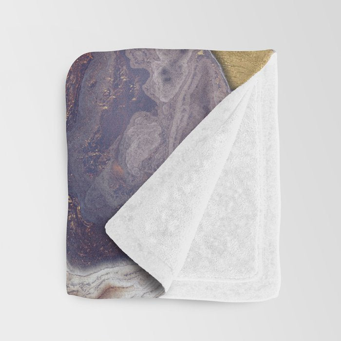 Mauve Agate Throw Blanket Gallery Image 3