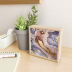 Mauve Agate Mini Art Print Gallery Image 2