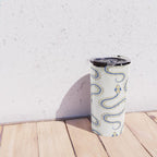 Snake Skeleton - Navy & Gold Palette Travel Mug Gallery Image 4