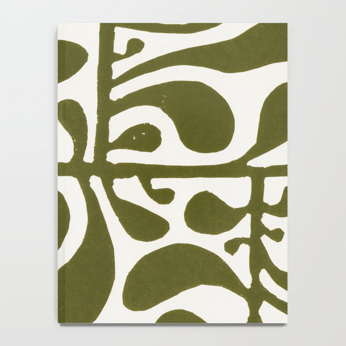 Linocut Plant #1 Notebook Gallery Image 4
