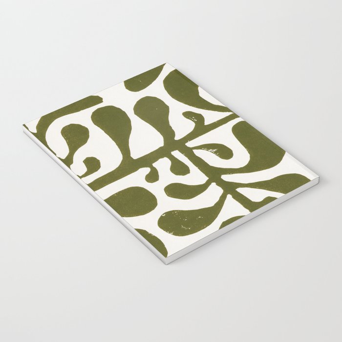 Linocut Plant #1 Notebook Gallery Image 3