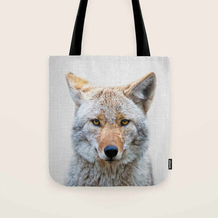Coyote - Colorful Tote Bag Gallery Image 1