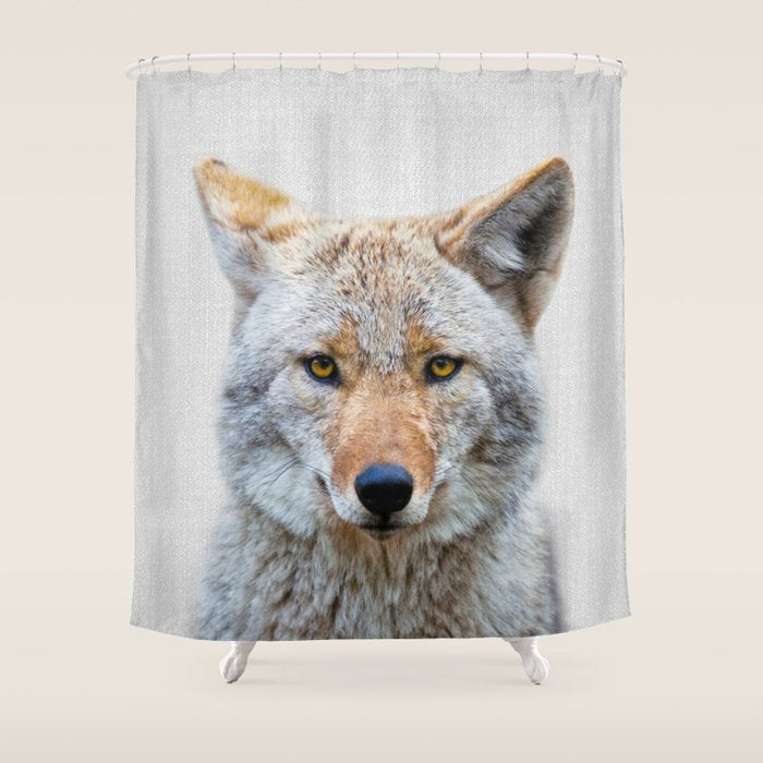 Coyote - Colorful Shower Curtain Gallery Image 1
